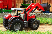 Load image into Gallery viewer, 1985 Siku 150 Scale Massey Ferguson Tractor With Front Loader Tractors And Machinery (1:50 Scale)