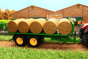 2891 Siku Round Bale Trailer with 15 Bales
