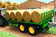 Load image into Gallery viewer, 2891 Siku Round Bale Trailer with 15 Bales