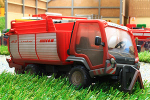 3061(w) WEATHERED SIKU LINDNER UNITRAC WITH FORAGE TRAILER