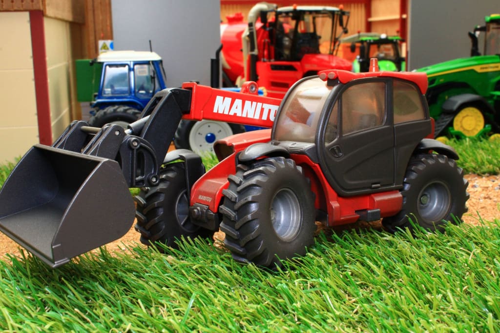 Manitou MLT840 Telescopic Handler Red 1/32 Diecast Model by Siku