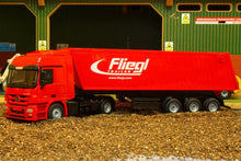 Load image into Gallery viewer, 3537 SIKU 150 SCALE MERCEDES ACTROS ARTICULATED TRUCK WITH FLIEGL TIPPING TRAILER