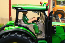 Load image into Gallery viewer, 3838 Siku 1:32 Scale John Deere 6175R 4WD Tractor with John Deere Round Baler, Front mounted bale lifter and 2 x round bales