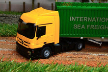 Load image into Gallery viewer, 3921 Siku 150 Scale Mercedes Lorry With Containers X 2 Tractors And Machinery (1:50 Scale)