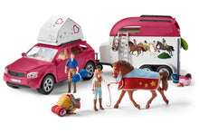 Load image into Gallery viewer, SL42535 Schleich Horse Club - Horse Adventures with Car and Trailer