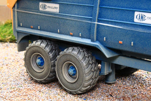 42700(w) Weathered Britains Kane 16 tonne Twin-Axle Silage Trailer - Dusty Effect!