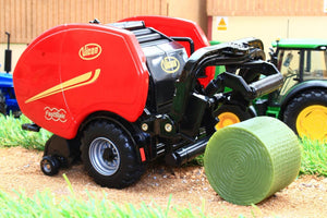 43221 BRITAINS VICON ROUND BALER AND WRAPPER