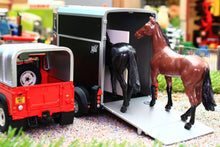 Load image into Gallery viewer, 43239 Britains Land Rover Defender 90 with Ifor Williams Horsebox and Horses