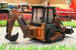 43264(w) WEATHERED Britains JCB 1CXT Back Hoe Loader