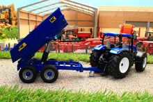 Load image into Gallery viewer, 43268 Britains New Holland T6 Tractor with NC Dump Trailer Playset