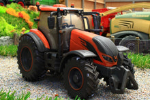 Load image into Gallery viewer, 43273(w) WEATHERED BRITAINS VALTRA TZ54 TRACTOR IN METALLIC ORANGE