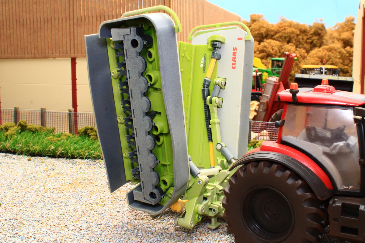 43303(W) Weathered Britains Claas Disco Rear Butterfly Mower Dusty Eff ...