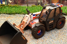 Load image into Gallery viewer, 43317(W) Weathered Britains Limited Edition JCB Agri-Pro Loadall 75th Anniversary Union Jack Model