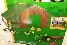 Load image into Gallery viewer, 47024 Britains Limited Edition Farm Building With John Deere Tractor And Animals Buildings &amp; Stables