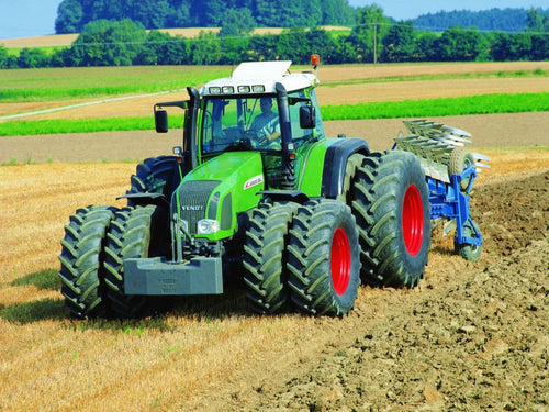 Greetings Card - Fendt Twin Wheel Tractor