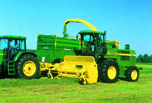 Greetings Card - John Deere Forage Harvester