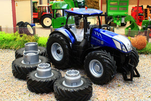 6738 Siku New Holland T7.315 4WD Radio Control Tractor with removable Duals Bluetooth App Controlled