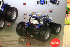 6739 Siku New Holland T7.315 4WD Radio Control Tractor with removable Duals Bluetooth App Controlled Plus hand Controller