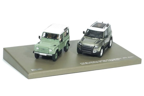 ALM410700 Almost Real Land Rover 2-Car Set - Defender 90 from 2015 and 2020