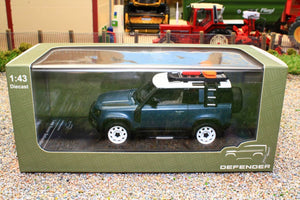 ALM410702 Almost Real 1:43 Scale Land Rover Defender 90 2020 in Tasman Blue