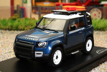 Load image into Gallery viewer, ALM410702 Almost Real 1:43 Scale Land Rover Defender 90 2020 in Tasman Blue