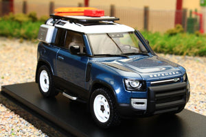 ALM410702 Almost Real 1:43 Scale Land Rover Defender 90 2020 in Tasman Blue