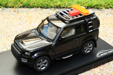 Load image into Gallery viewer, ALM410708 Almost Real Land Rover Defender 143 Scale 90 2020 in Santorini Black