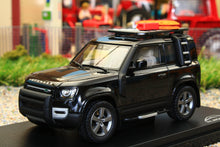 Load image into Gallery viewer, ALM410708 Almost Real Land Rover Defender 143 Scale 90 2020 in Santorini Black
