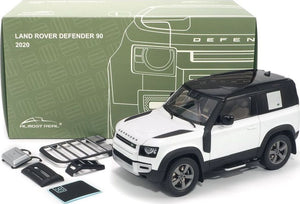 ALM810707 Almost Real Land Rover Defender 90 2020 Fuji White Limited Edition 504 pcs (1:18 Scale)