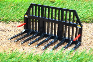 AT3200122 AT Collections 132 Scale Hekamp Z300 Silage Fork Fits AT Volvo L60H Wheeled Loader