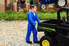 Load image into Gallery viewer, AT32111 AT Collections John Pushing Trolley Blue Overalls