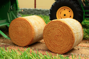 At32501 At Collections 2 X Round Hay Bales Farming Accessories And Diorama Dept