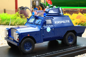 ATC12018 Autocult Land Rover Mk3 Shorland Armoured Patrol Vehicle Rijkspolitie (approx 1:50 Scale)