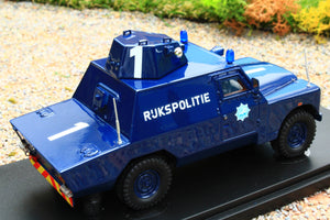 ATC12018 Autocult Land Rover Mk3 Shorland Armoured Patrol Vehicle Rijkspolitie (approx 1:50 Scale)