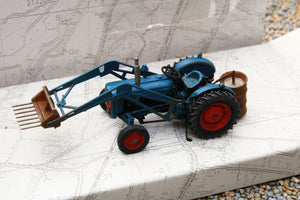 ATT387313 ARTITEC 1:87 SCALE FANTASTICALLY DETAILED FORDSON TRACTOR WITH FRONT LOADER IN A WEATHERED FINISH