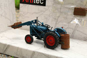 ATT387313 ARTITEC 1:87 SCALE FANTASTICALLY DETAILED FORDSON TRACTOR WITH FRONT LOADER IN A WEATHERED FINISH