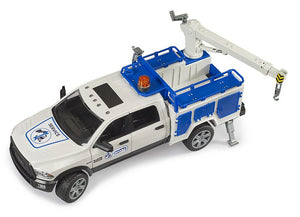B02509 Bruder AM 2500 service truck with rotating beacon