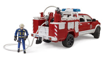Load image into Gallery viewer, B02544 Bruder RAM 2500 fire engine with light &amp; sound module