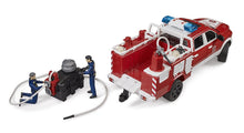 Load image into Gallery viewer, B02544 Bruder RAM 2500 fire engine with light &amp; sound module