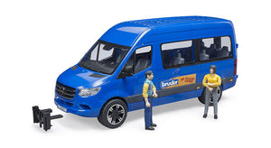 B02670 Bruder Mercedes Benz Sprinter Minibus With Driver And Passenger Figures Tractors And