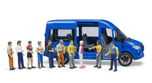 B02670 Bruder Mercedes Benz Sprinter Minibus With Driver And Passenger Figures Tractors And