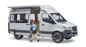B02672 Bruder Mercedes Benz Camper Van And Driver Tractors And Machinery (1:16 Scale)