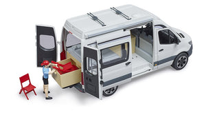 B02672 Bruder Mercedes Benz Camper Van And Driver Tractors And Machinery (1:16 Scale)