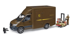 B02678 Bruder Mercedes Sprinter in UPS Livery with Driver