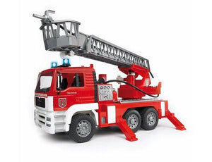 B02771 BRUDER MAN FIRE ENGINE WITH SELWING LADDER