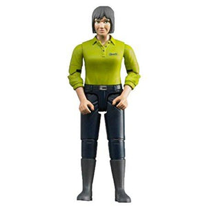 B60405 BRUDER WOMAN FIGURE IN DARK BLUE JEANS