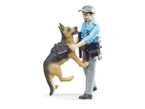 B62150 BRUDER POLICEMAN AND DOG