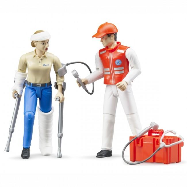 MS-B62710 BRUDER AMBULANCE FIGURE PLAY SET AND ACCESSORIES – Brushwood Toys