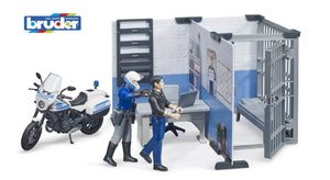 B62732 Bruder Police Station Motorcycle + Figure Set