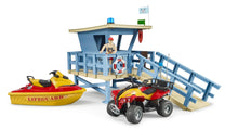 Load image into Gallery viewer, B62780 BRUDER BW LIFE GUARD STATION